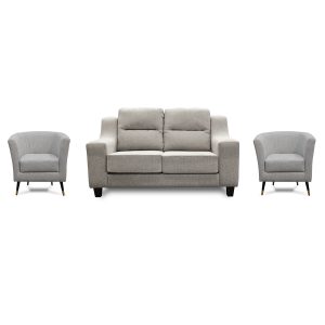 Sofá Manao 2 cuerpos con 2 Poltronas Manao Beige