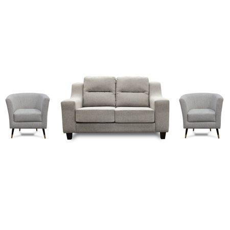 Sofá Manao 2 cuerpos con 2 Poltronas Manao Beige