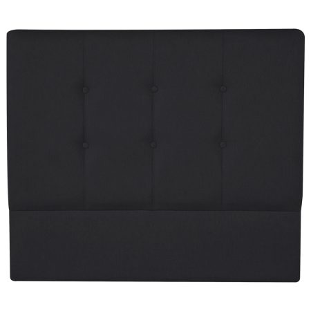 Respaldo Recto 1 plaza Negro